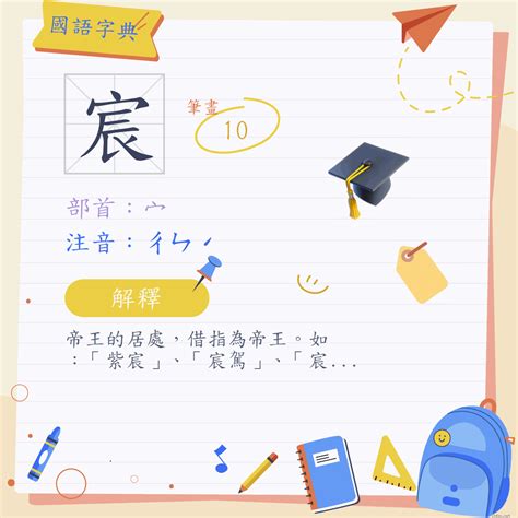 宸 筆畫|字:宸 (注音:ㄔㄣˊ,部首:宀) 